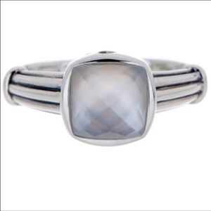 Lagos Venus mother of pearl doublet silver ring